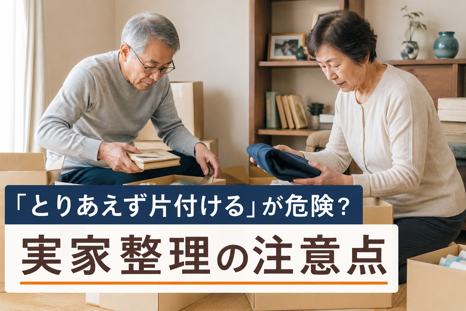 「とりあえず片付ける」が危険？ 実家整理の注意点