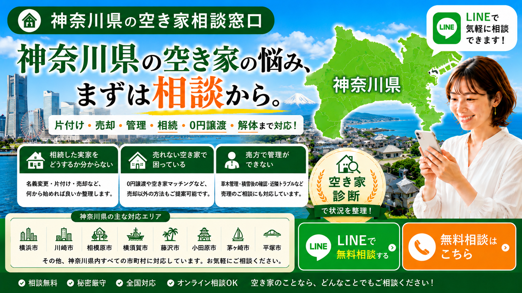 神奈川県の空き家の相談窓口