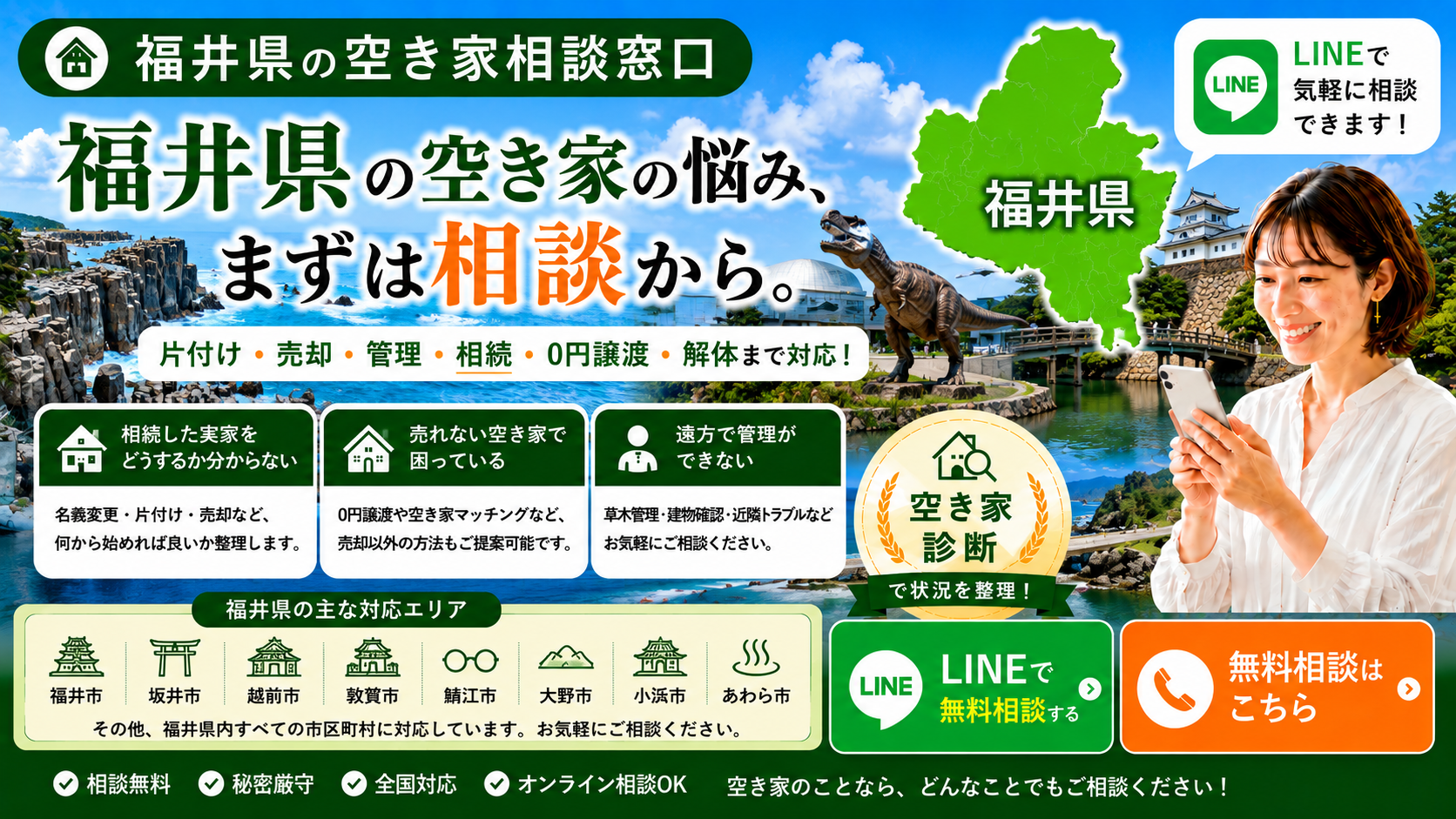 福井県の空き家の相談窓口