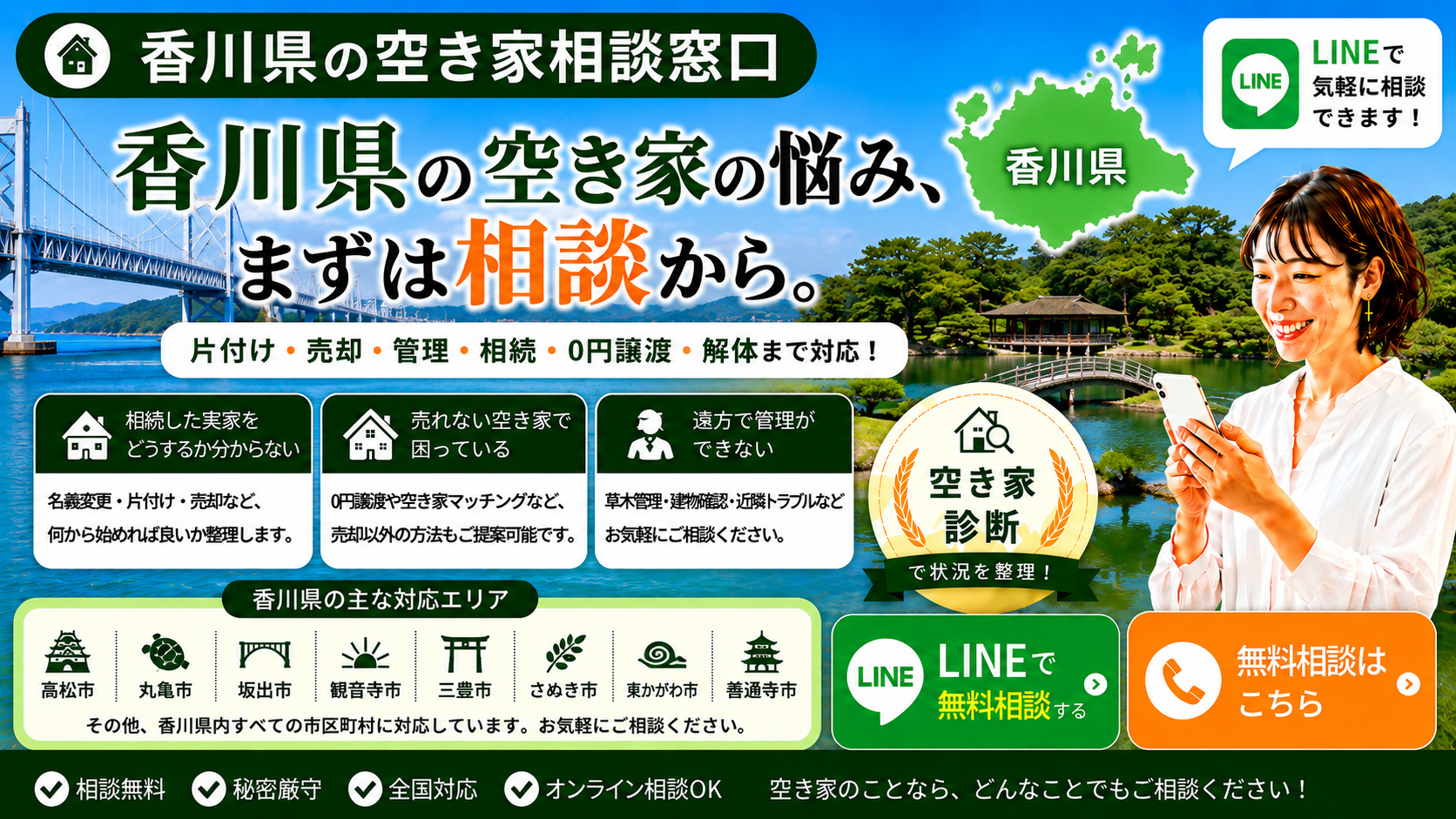 香川県の空き家の相談窓口
