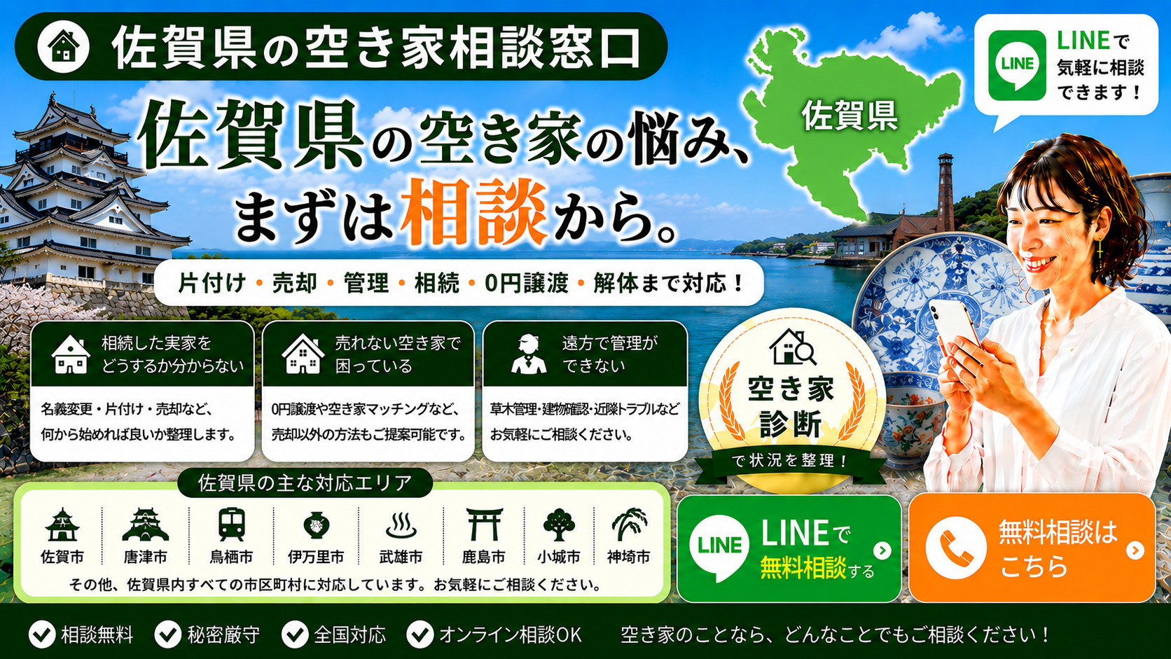 佐賀県の空き家の相談窓口