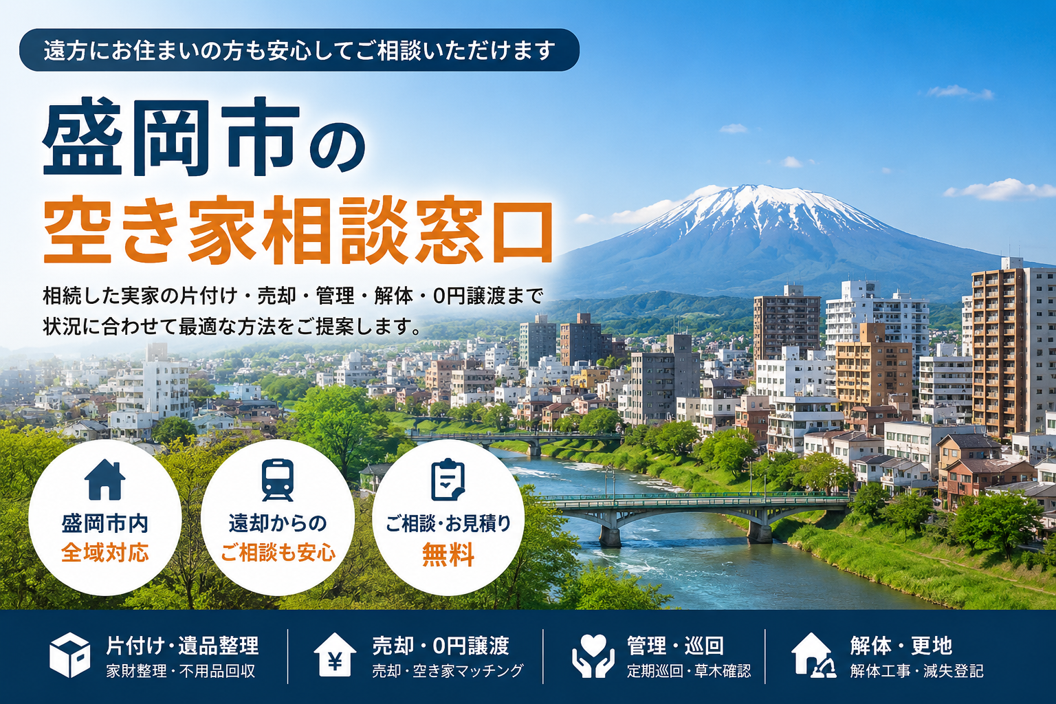 盛岡市の空き家相談窓口