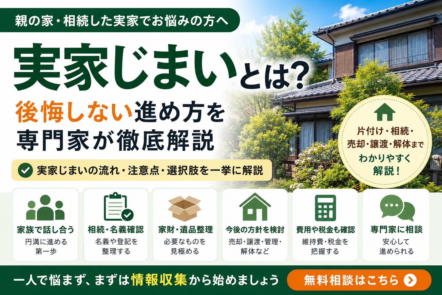 実家じまいとは？