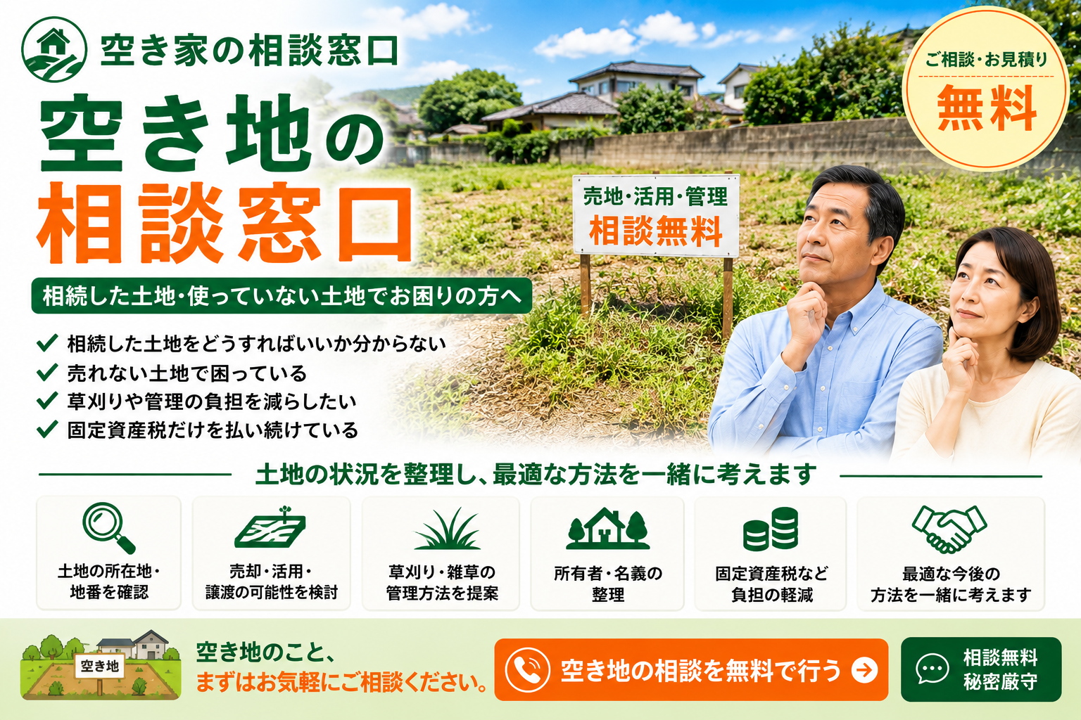 空き地の相談窓口